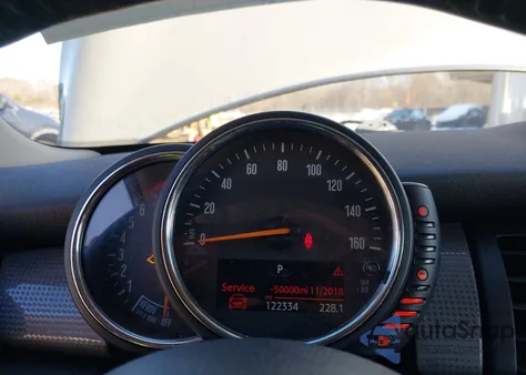 2016 Mini Hardtop Cooper z USA, uszkodzony, nr VIN WMWXP5C55G2D15664